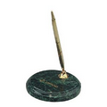 Green Marble Awards & Desk Accessory single pen stand